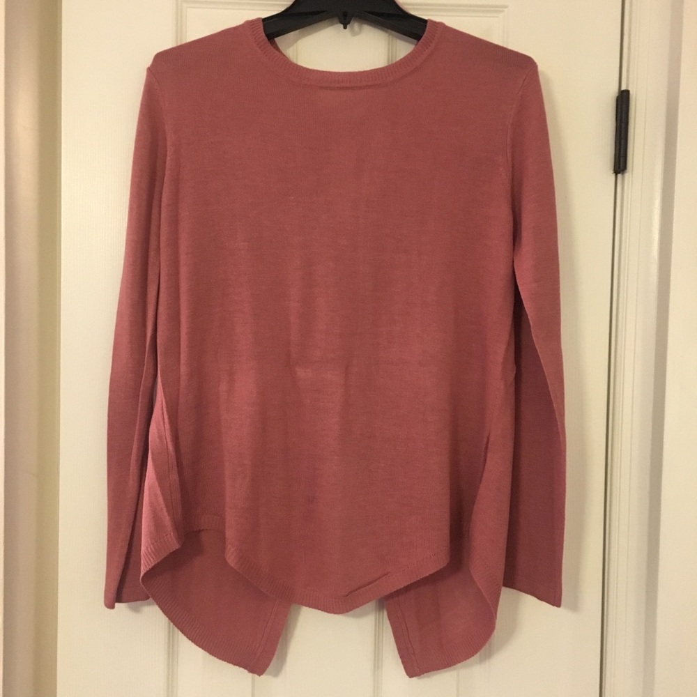 NWT Split Back Sweater